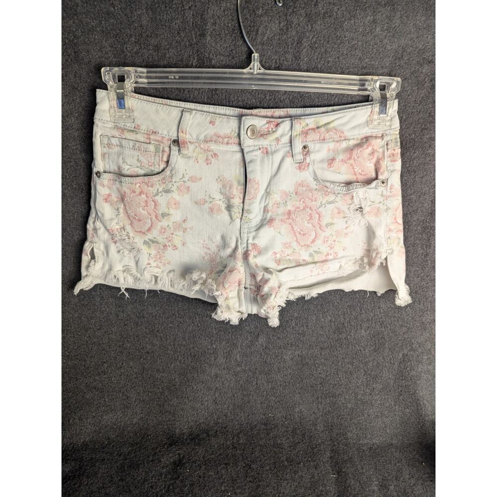 Rue 21 Mid Rise Shortie Floral Design.‎ Size 8
